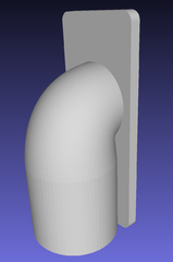 File:Kabinen-Adapter.stlAdapter von Kabine auf Saugschlauch